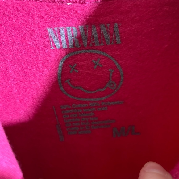 Nirvana Hoodie pink from Altar’d State NWT size M/L - Picture 5 of 6